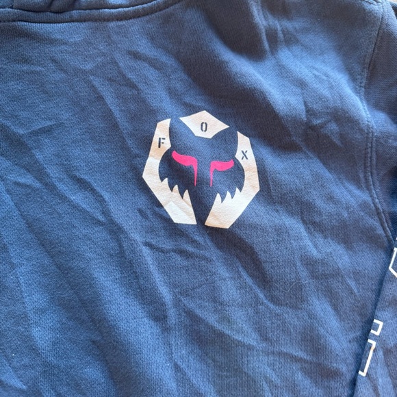 Y2K Blue Fox Racing Hoodie - Picture 2 of 5